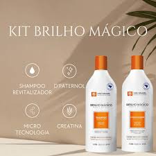 SHAMPOO E CONDICIONADOR BRILHO MAGICO 1l